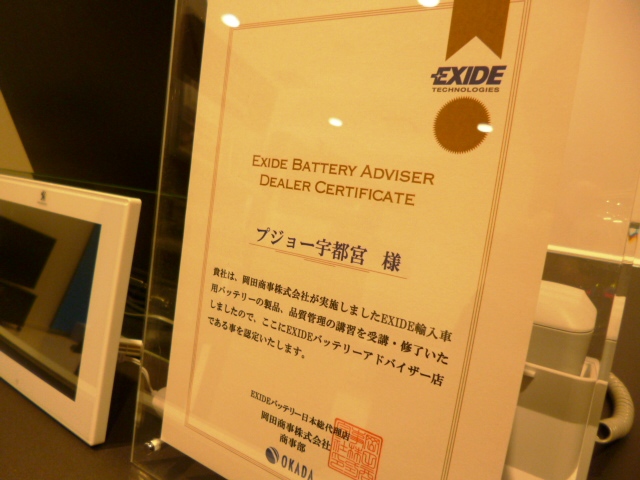 EXIDE BATTERY ADVISER