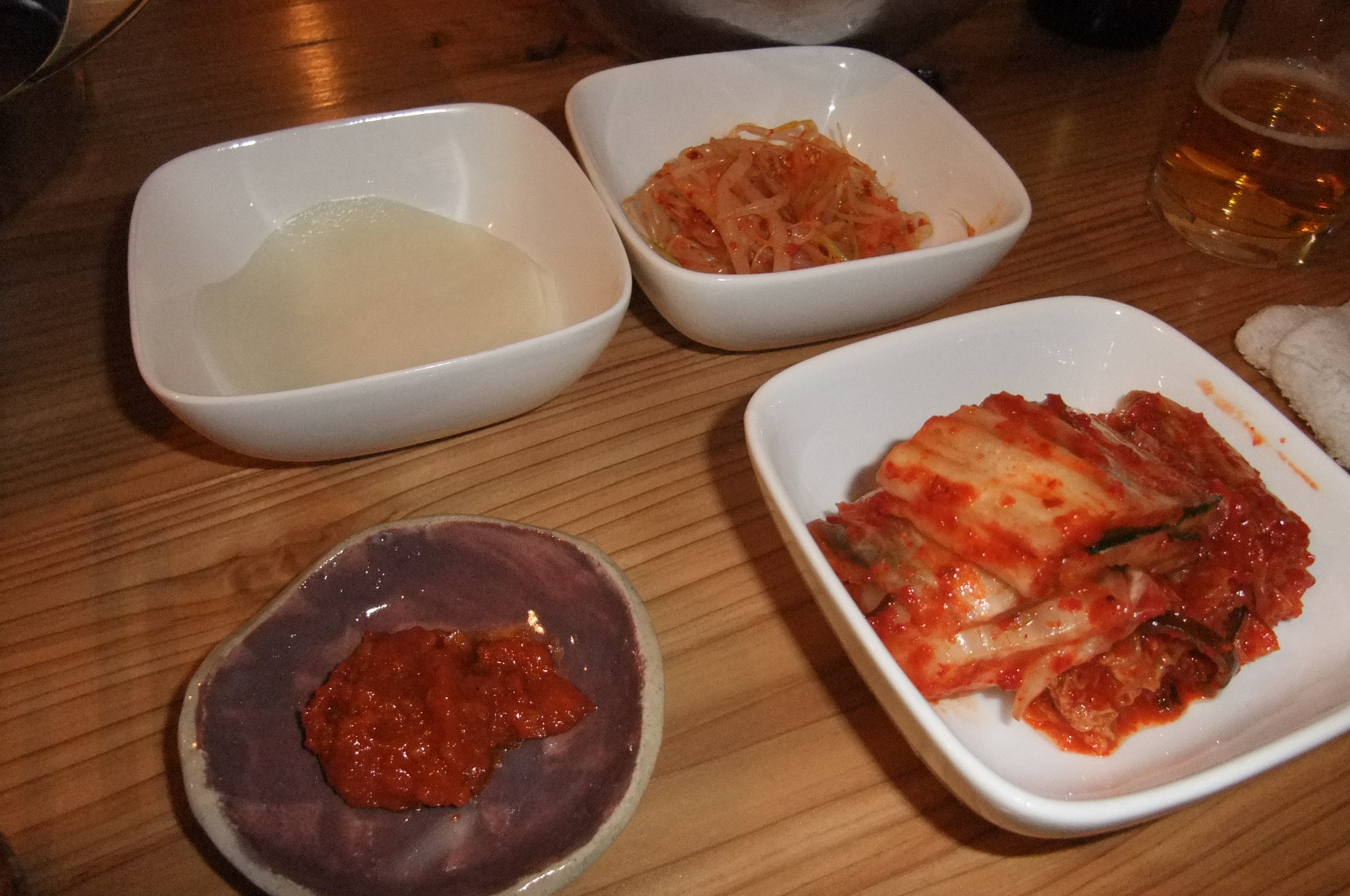 キムチのおいしい韓国料理店