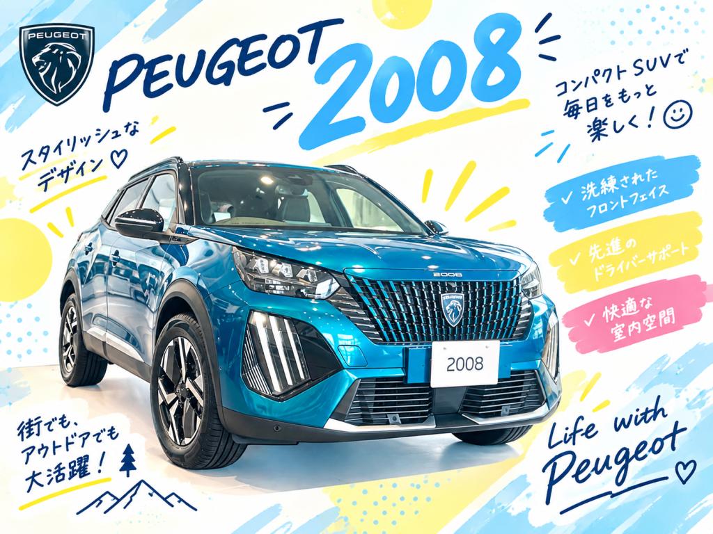 プジョー2008ご紹介(^^♪