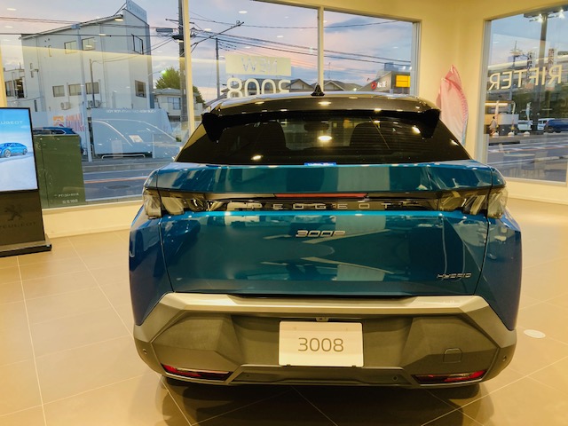 New3008展示を変更しました🚗